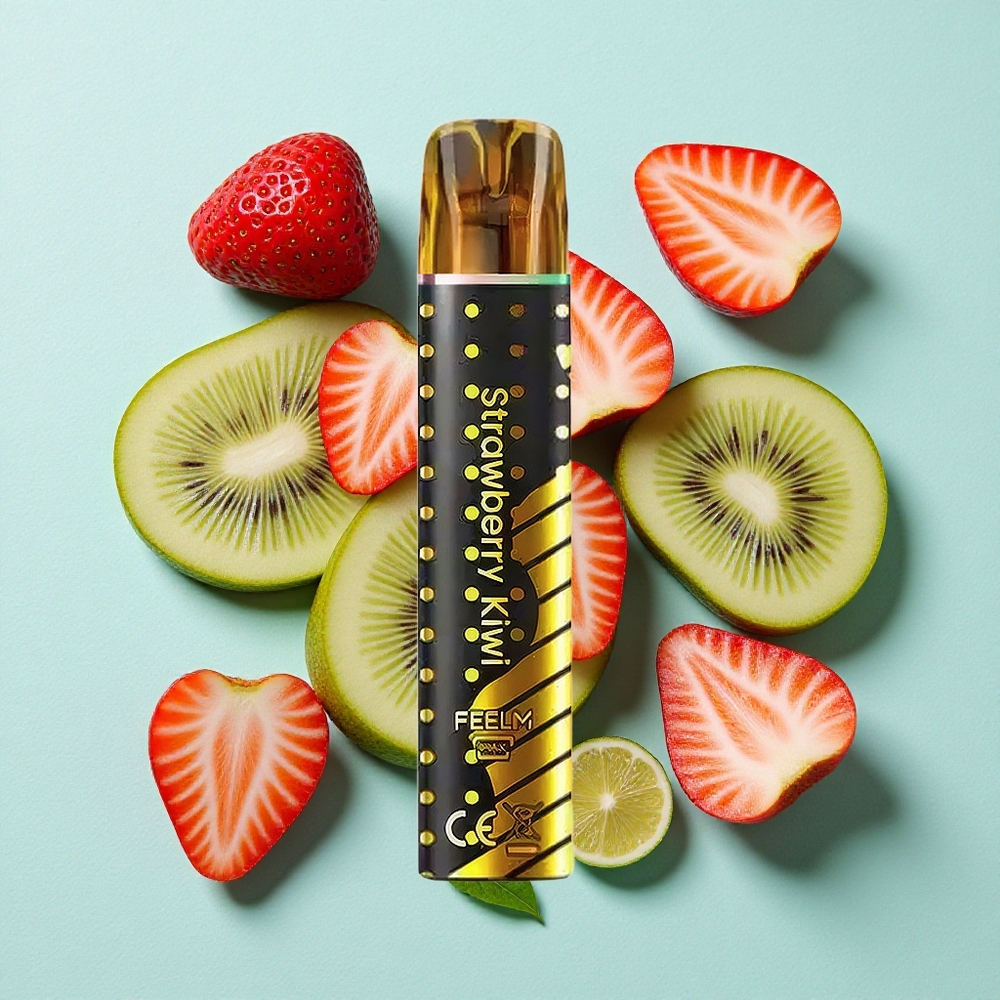 JNR Black&Golden 800 Sabor Morango Kiwi Capacidade da Bateria 550mAh Brasil vape