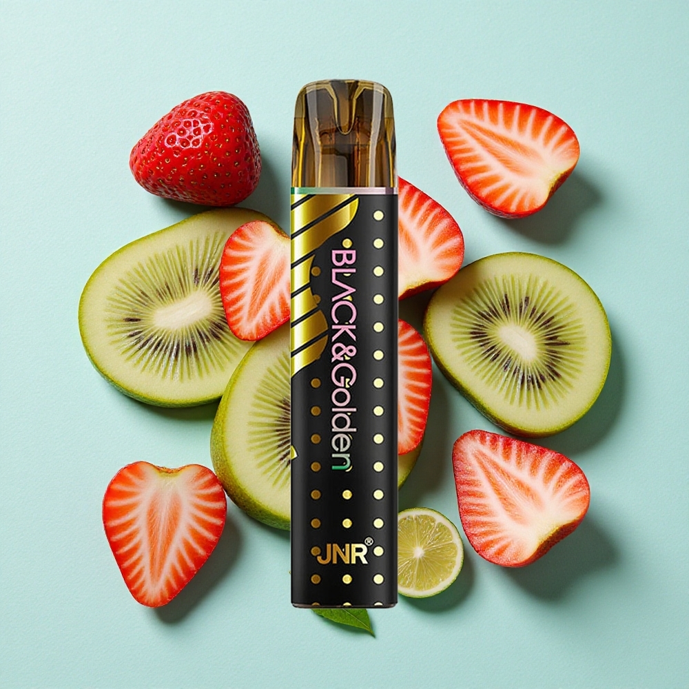 JNR Black&Golden 800 Sabor Morango Kiwi Capacidade da Bateria 550mAh Brasil vape