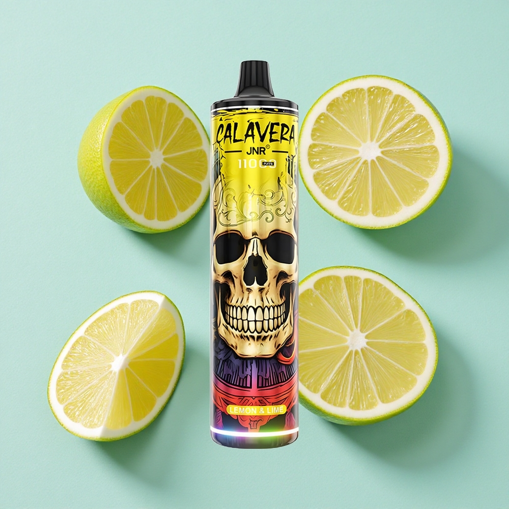 JNR Calavera 11000 Puffs Limão & Lima Capacidade da Bateria 850 mAh Tipo-C Porta de Carregamento Brasil vape