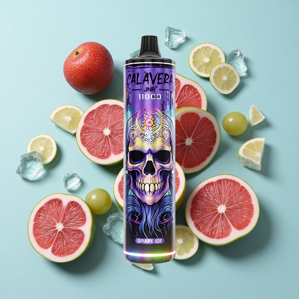 JNR Calavera 11000 Puffs Uva Gelo 850 mAh 21ml Brasil vape