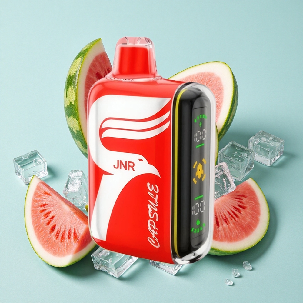 JNR Capsule 15000 Puffs Melancia Gelo 850mAh Dual Mesh Coil Brasil vape