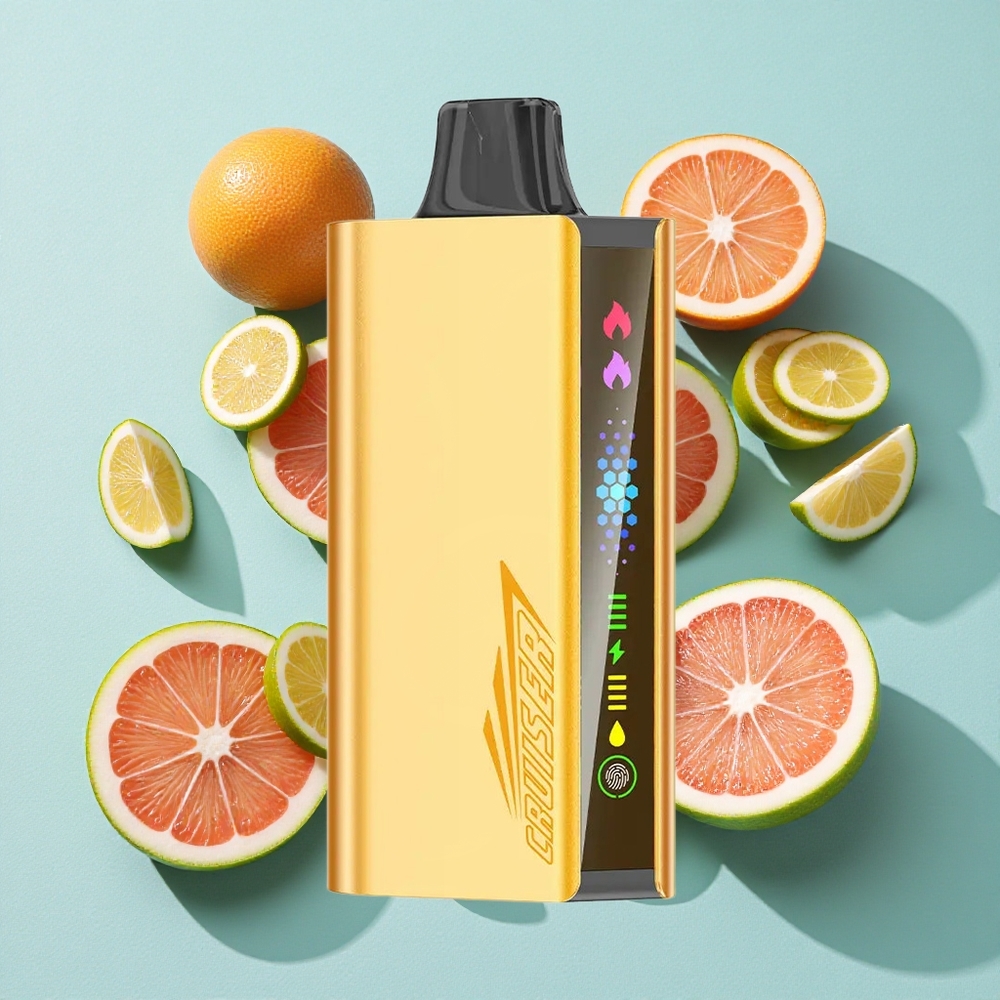 JNR Cruiser 12000 Puffs Fanta Gelada Bateria Embarcada de 3500 mAh e Corpo em Alumínio Totalmente Metálico Brasil vape