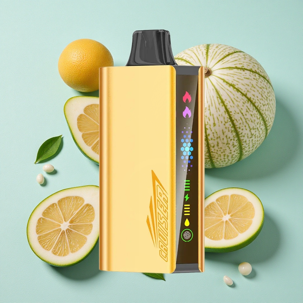 JNR Cruiser 12000 Puffs Menta Refrescante Bateria Incorporada 3500 mAh Corpo em Alumínio Brasil vape