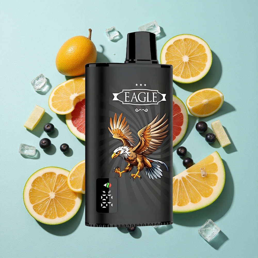 JNR EAGLE Smart 23000 Puffs Blackcurrant Manga Gelo Tela Digital Bobina Mesh 1.0ohm Brasil vape