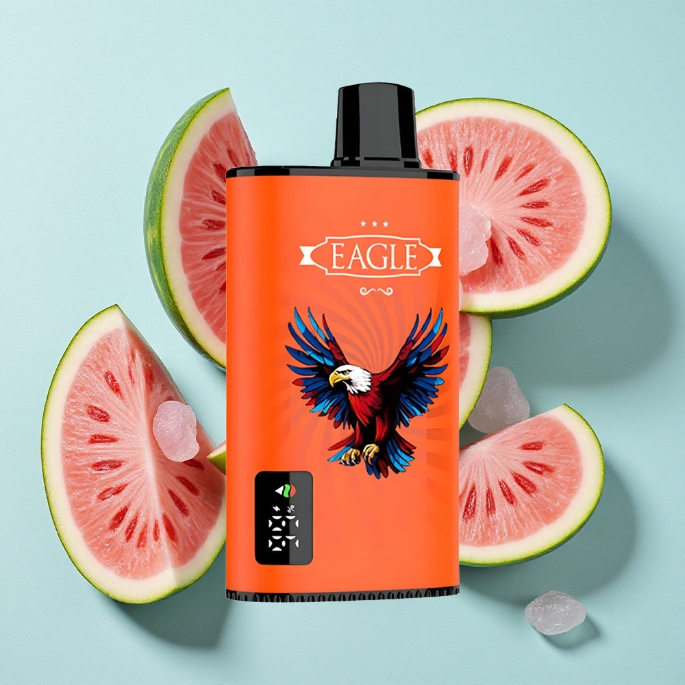 JNR EAGLE Smart 23000 Puffs Descartável Tela Digital e Bobina Mesh 1.0ohm Melancia Chiclete Brasil vape