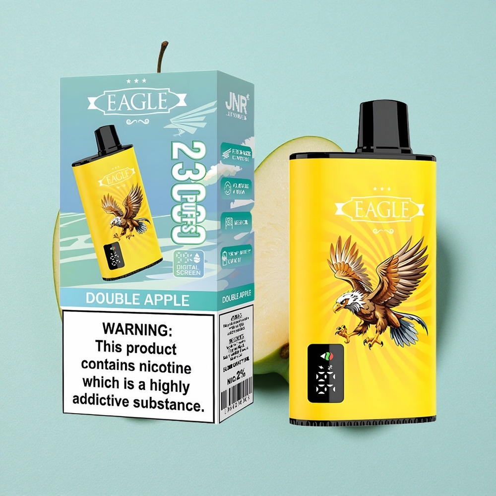 JNR EAGLE Smart 23000 Puffs Maçã Dupla Tela Digital Tipo-C Brasil vape