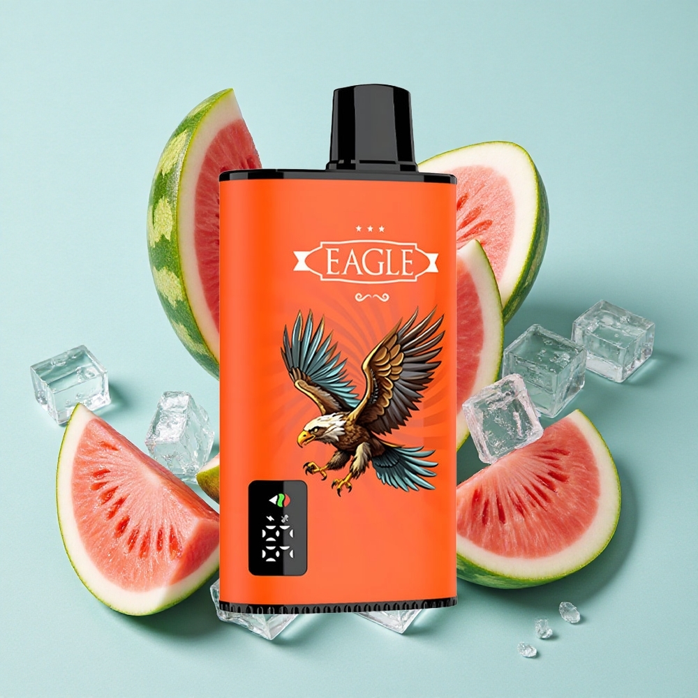 JNR EAGLE Smart 23000 Puffs Melancia Gelada Tela Digital 1.0ohm Bobina em Malha Brasil vape