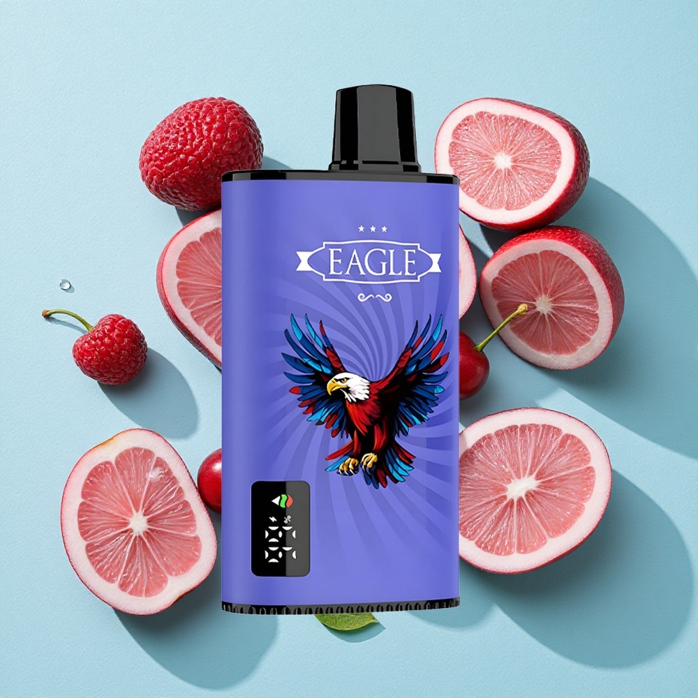 JNR EAGLE Smart 23000 Puffs Mirtilo Cereja Tela Digital Bobina Mesh 1.0ohm Brasil vape
