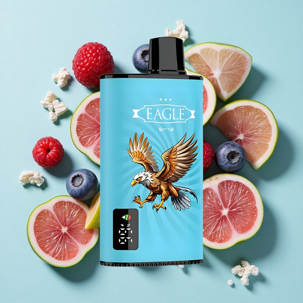 JNR EAGLE Smart 23000 Puffs Mirtilo Framboesa Azeda Tela Digital 25ml Capacidade de Líquido Brasil vape