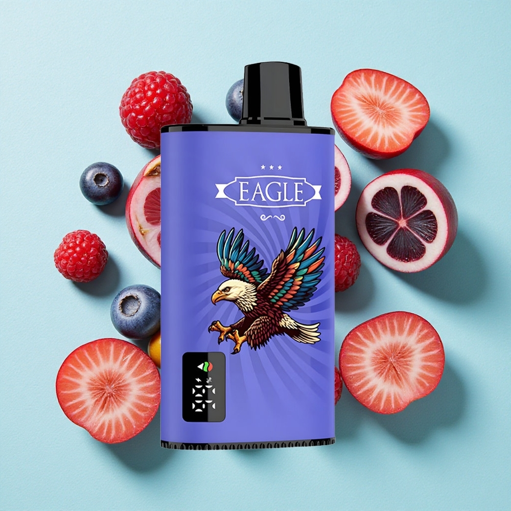JNR EAGLE Smart 23000 Puffs Mirtilo Framboesa Cereja Tela Digital 1.0ohm Bobina em Malha Brasil vape