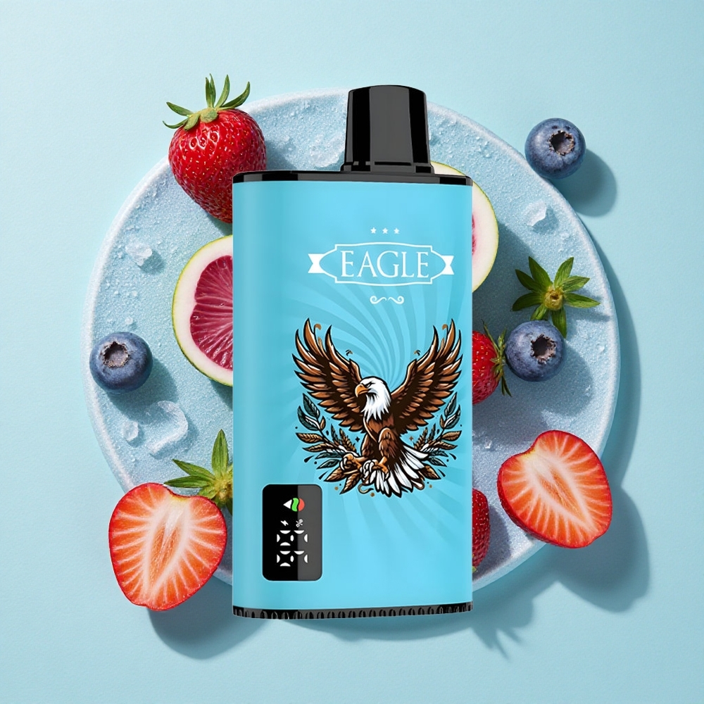 JNR EAGLE Smart 23000 Puffs Mirtilo Gelado Tela Digital 1.0ohm Malha Brasil vape