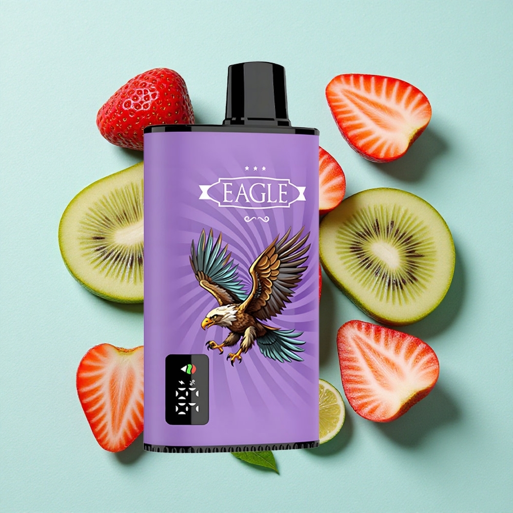 JNR EAGLE Smart 23000 Puffs Morango Kiwi Tela Digital Capacidade de Bateria 750mAh Brasil vape
