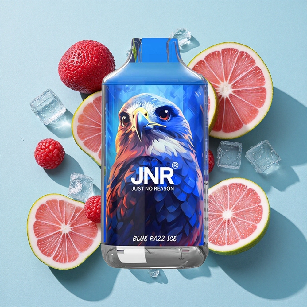 JNR Falcon 16000 Puffs 22ml Manga Dupla Blue Razz Ice Brasil vape