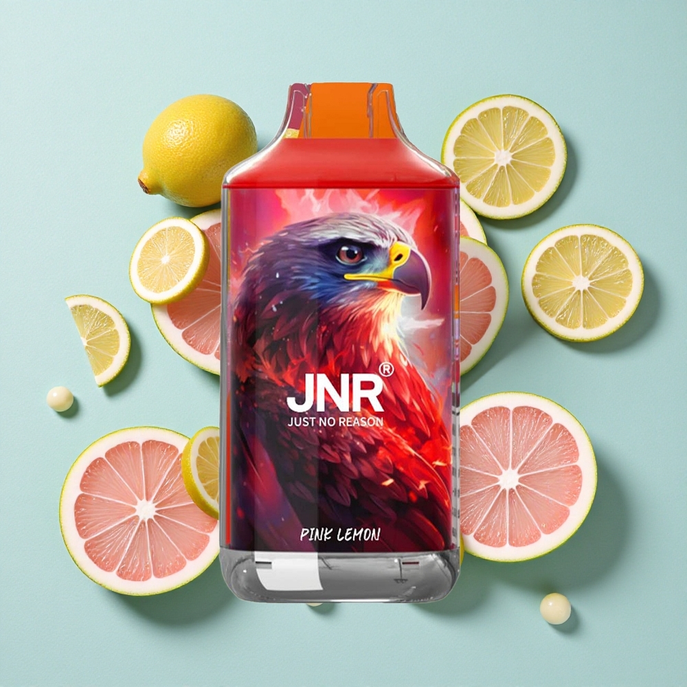 JNR Falcon 16000 Puffs Limão Rosa com Bateria de 850 mAh e Capacidade de E-líquido de 22ml Brasil vape