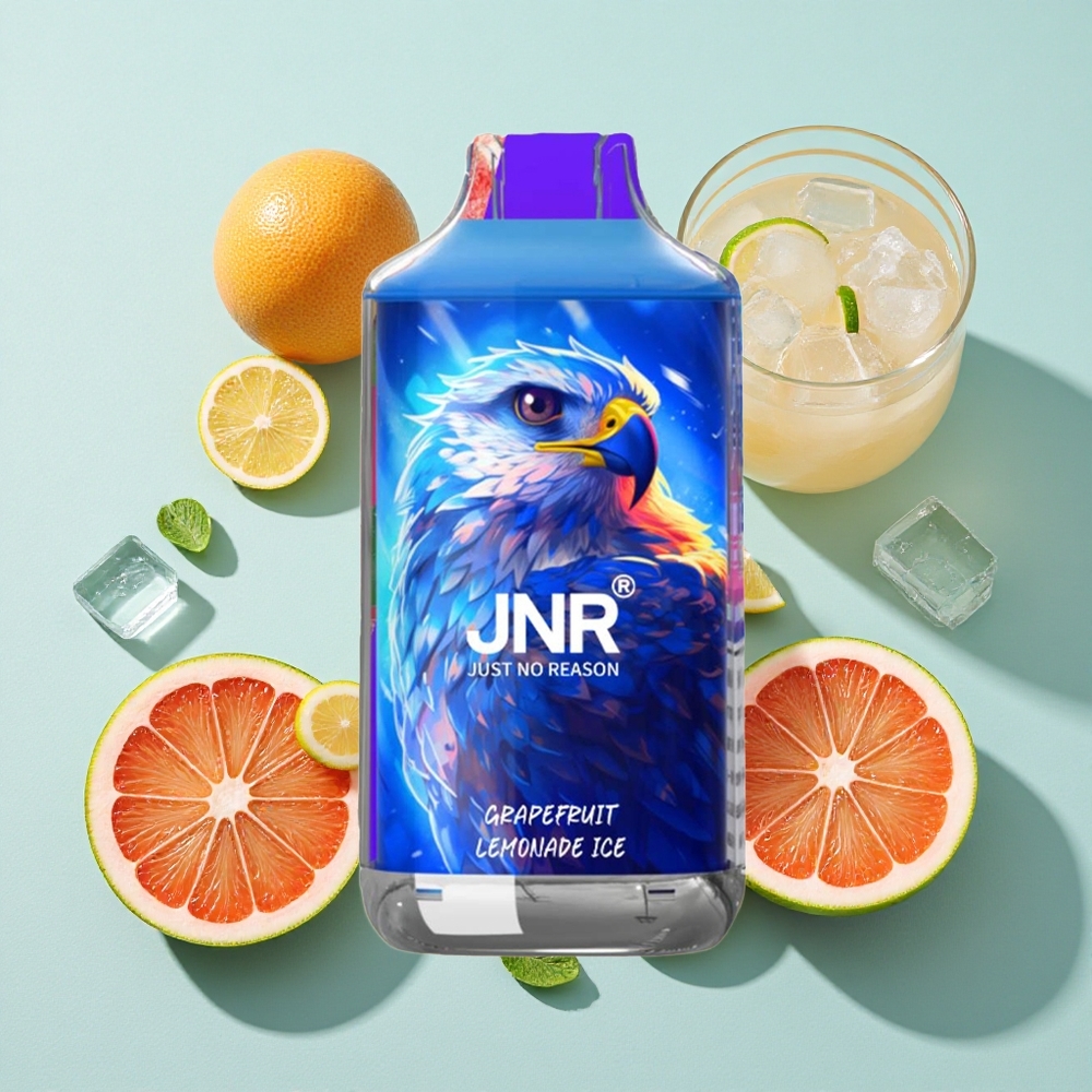 JNR Falcon 16000 Puffs Toranja Limonada Gelo Dual Mesh Coil 22ml Brasil vape