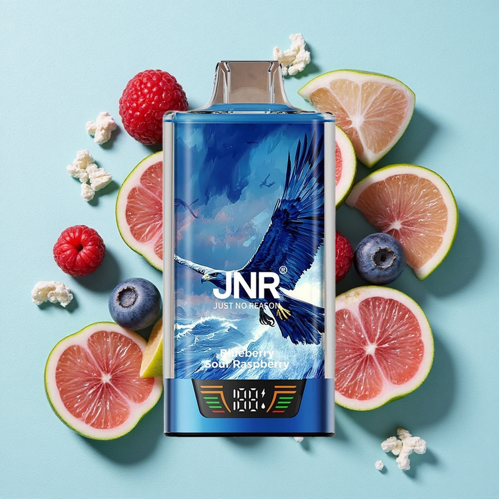JNR Falcon Pro 28000 Puffs Mirtilo Framboesa Azeda 30ml Capacidade Pré-Preenchida 950mAh Capacidade da Bateria Brasil vape