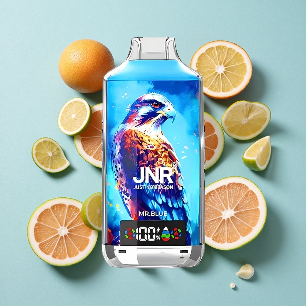 JNR Falcon X 18000 Puffs 24ml Azul Dual Mesh Coil Brasil vape