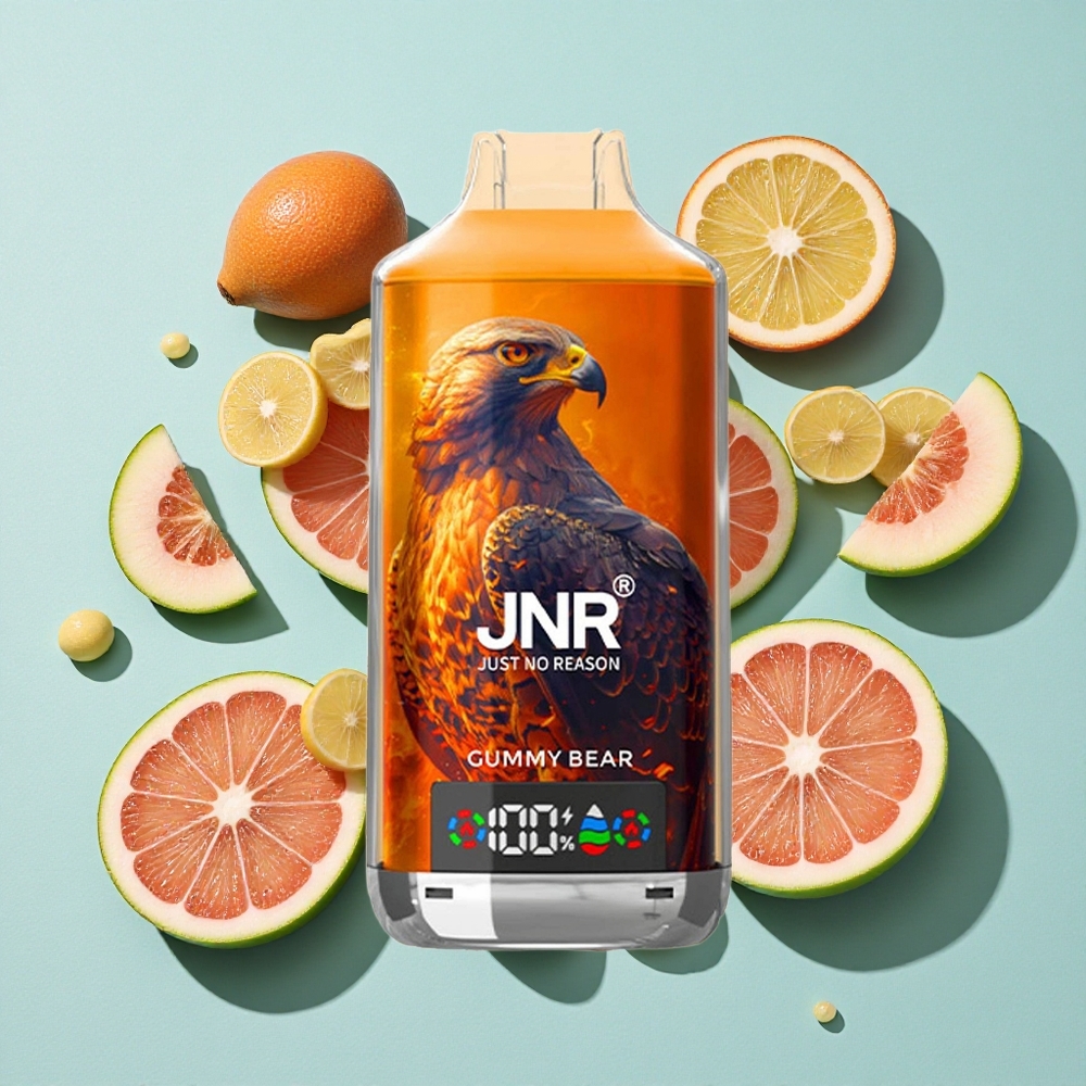 JNR Falcon X 18000 Puffs Urso de Goma com Bateria de 750mAh e Capacidade de E-líquido de 24ml Brasil vape