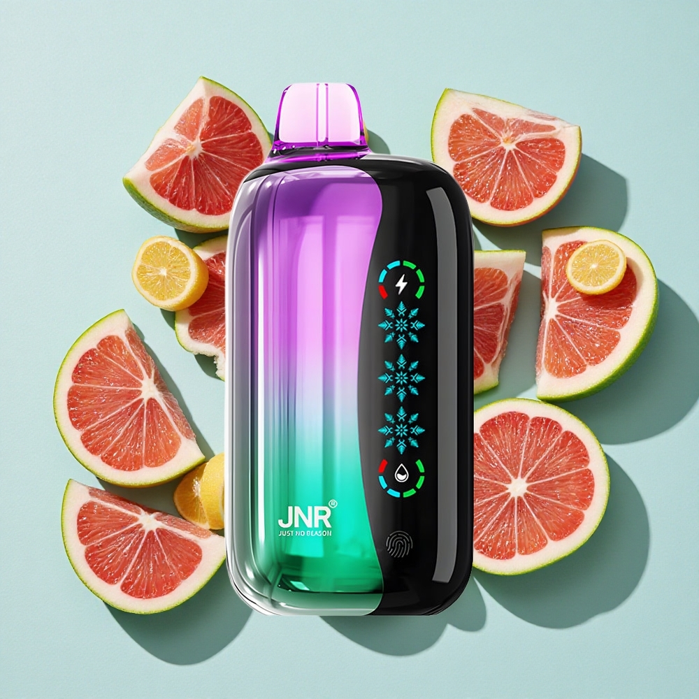 JNR Flex Ice 21000 Puffs Azedinha Cereja Vape descartável Tela Sensível ao Toque Brasil vape