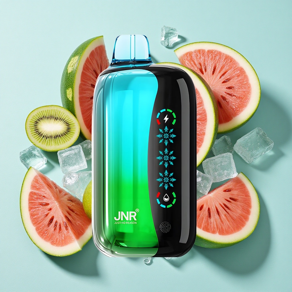 JNR Flex Ice 21000 Puffs Kiwi Melancia Gelada 26ml E-líquido Brasil vape