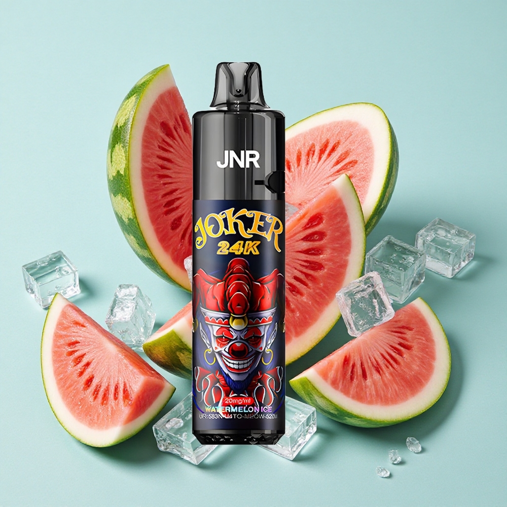 JNR Joker 24000 Puffs Melancia Gelo 2% Nicotina 800mAh Brasil vape