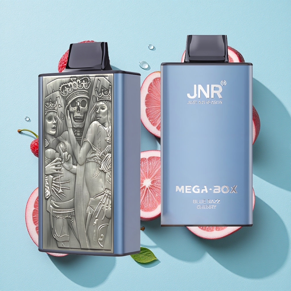 JNR Mega Box 25000 Puffs Blueberry Cereja Brasil vape