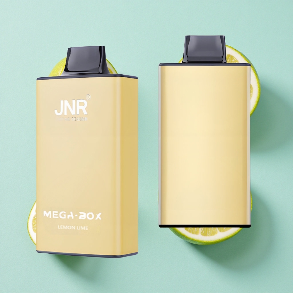 JNR Mega Box 25000 Puffs Capacidade de E-líquido 30ml Limão & Lima Brasil vape