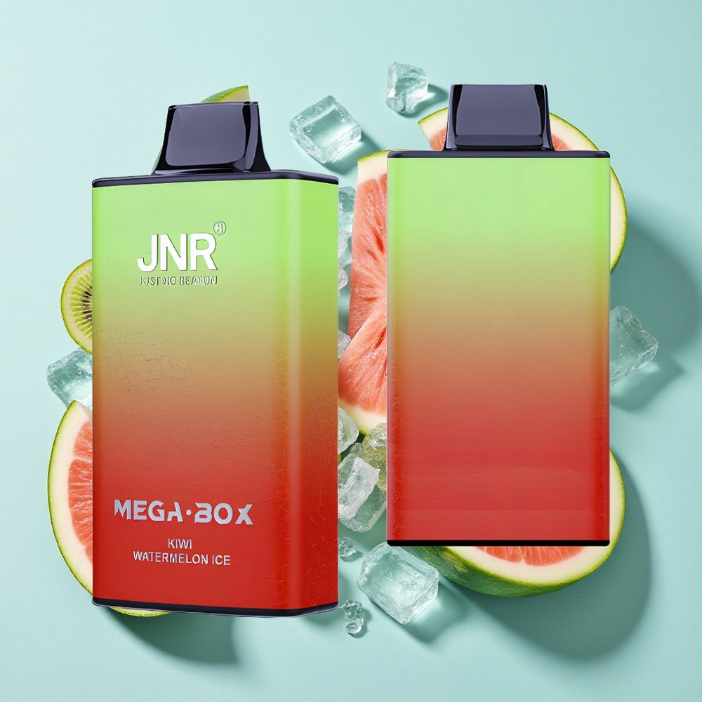 JNR Mega Box 25000 Puffs Kiwi Melancia Gelada 30ml Capacidade de Líquido Brasil vape