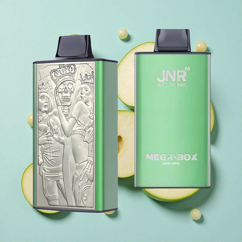 JNR Mega Box 25000 Puffs Maçã Azeda 30ml Capacidade de E-líquido Brasil vape