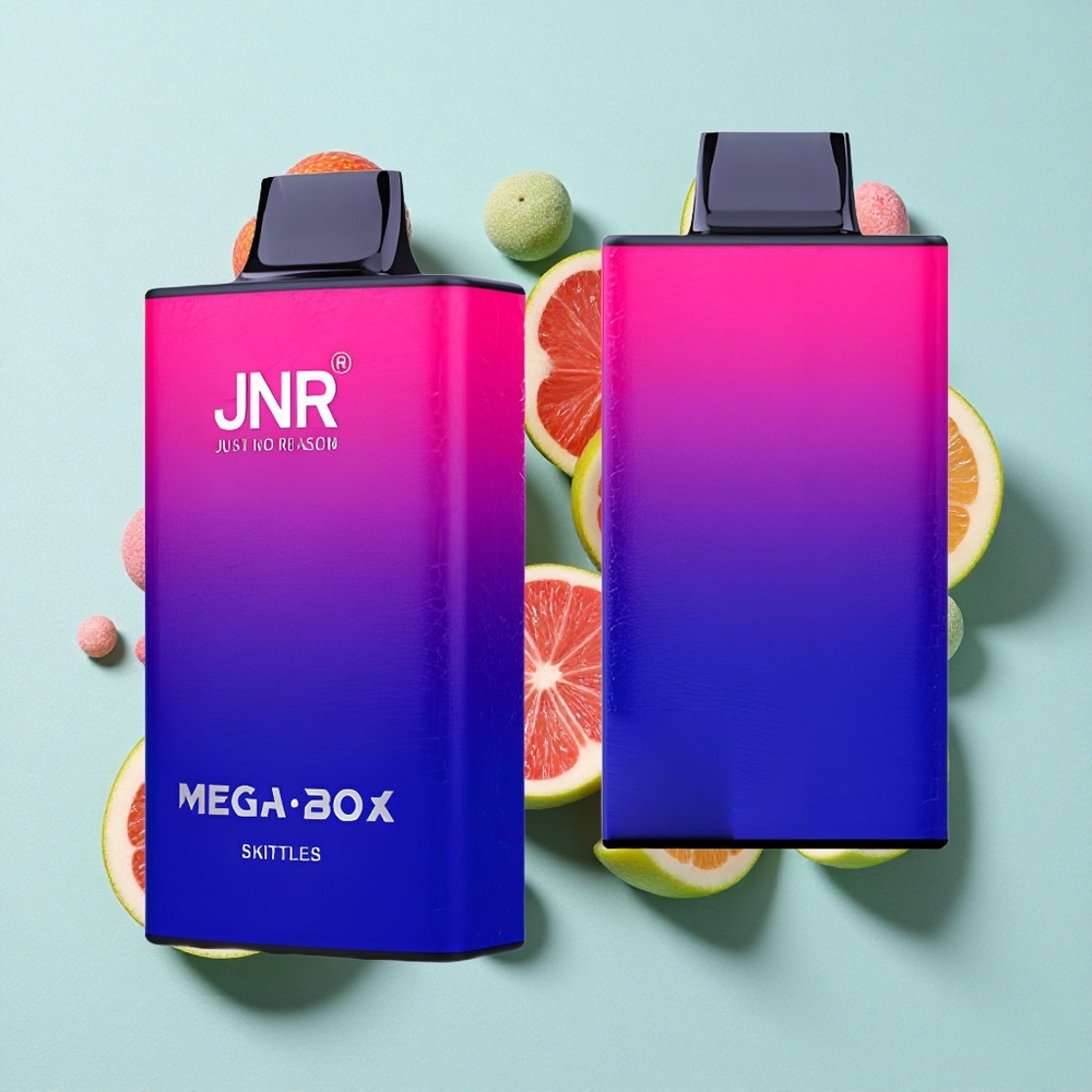 JNR Mega Box 25000 Puffs Vape descartável Skittles 30ml Capacidade de Líquido Brasil vape