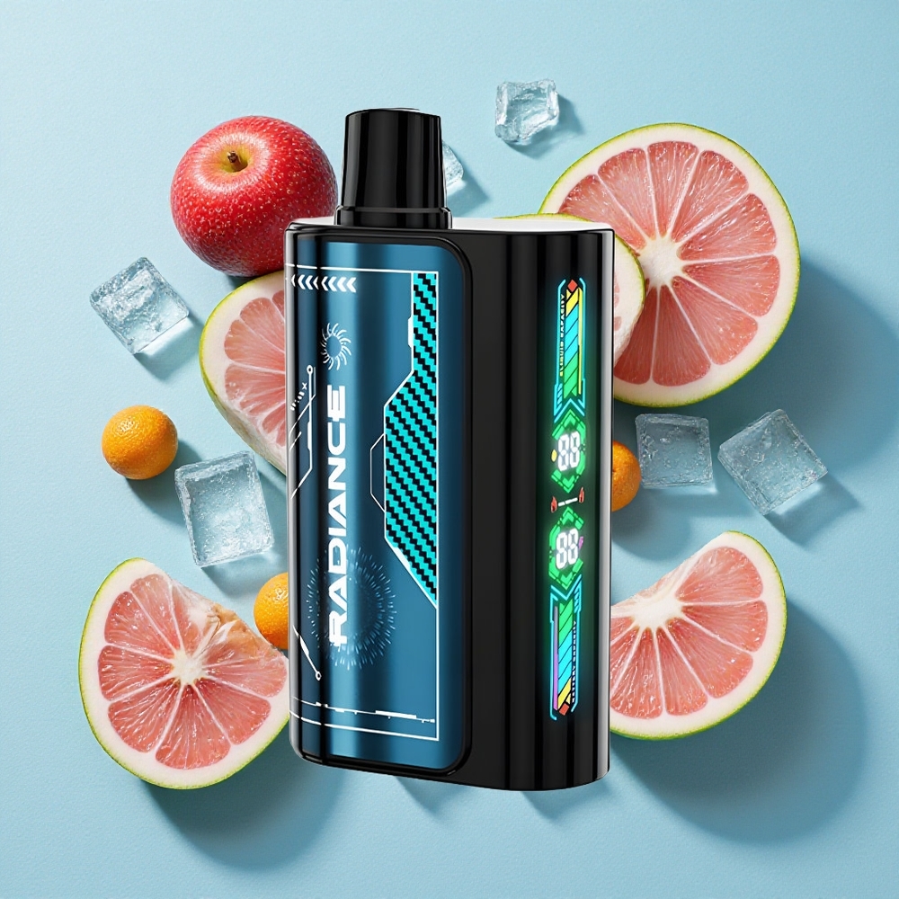 JNR Radiance 31000 Puffs Dual Mesh Coil Mirtilo Framboesa Gelo Brasil vape