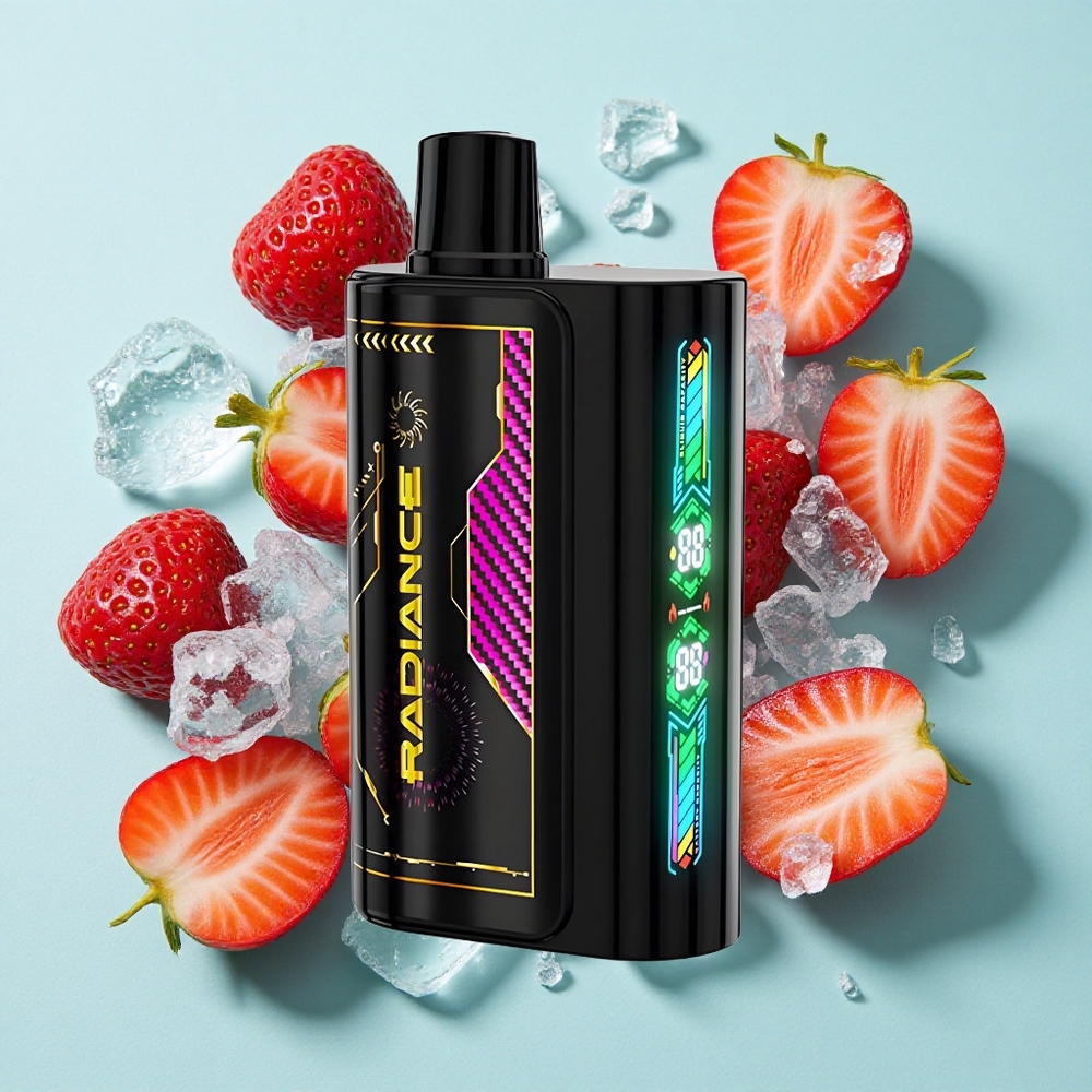 JNR Radiance 31000 Puffs Morango Gelado Tela Inteligente Brasil vape