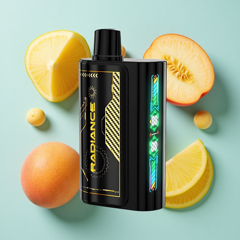 JNR Radiance 31000 Puffs Pêssego Manga Abacaxi Tela de Animação Inteligente Bateria Recarregável 950 mAh Brasil vape