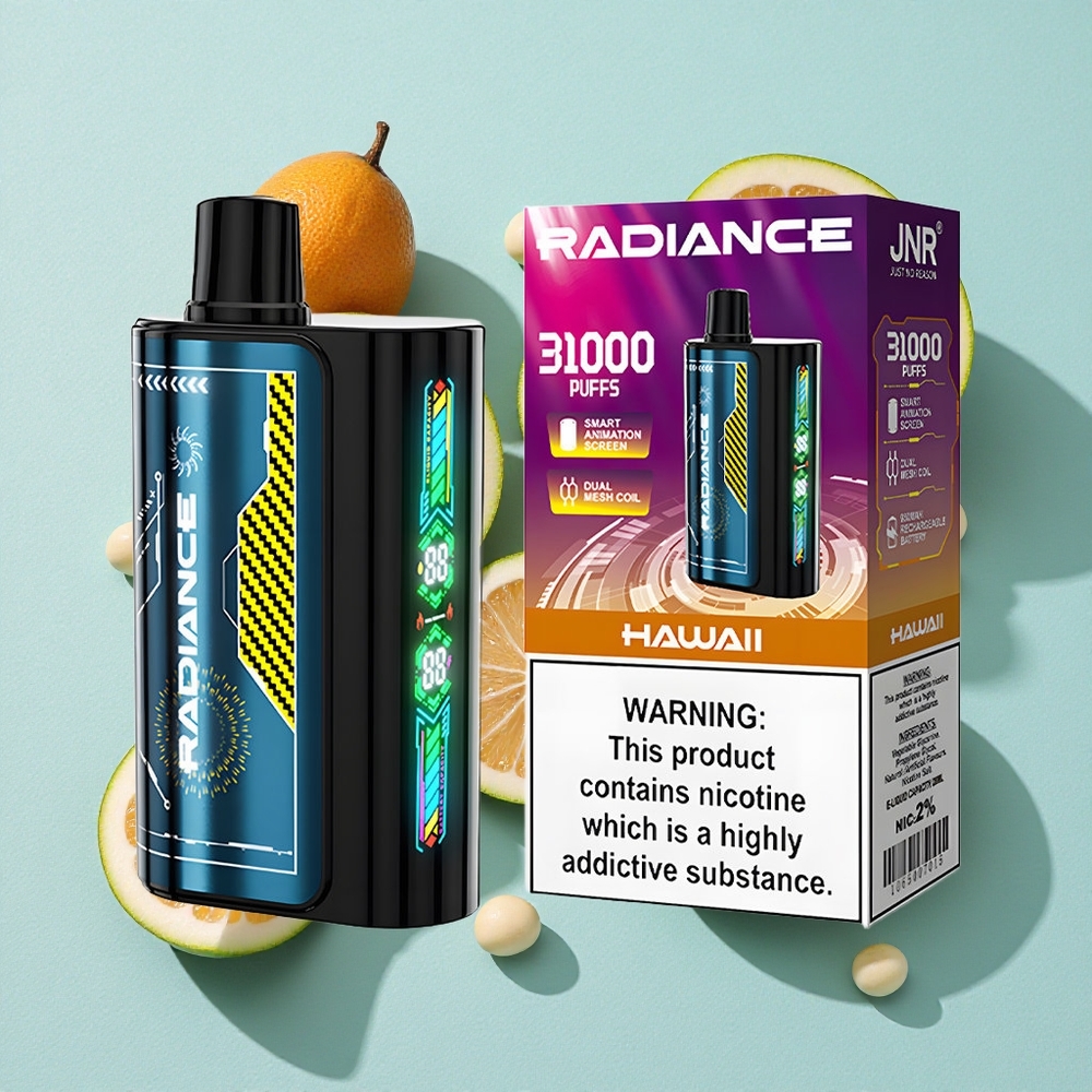 JNR Radiance 31000 Puffs Tela Inteligente de Animação Brasil vape