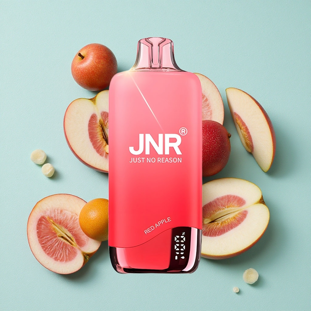 JNR Rainbow 10500 Puffs Maçã Vermelha 18ml Tanque de Líquido Brasil vape