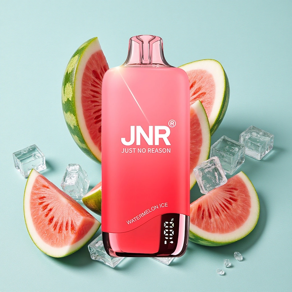 JNR Rainbow 10500 Puffs Melancia Gelada 18ml Tanque de Líquido Brasil vape
