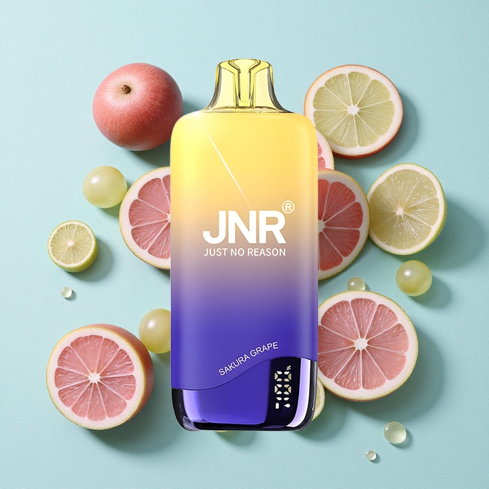 JNR Rainbow 10500 Puffs Sakura Uva 600mAh Bateria 18ml Tanque Brasil vape