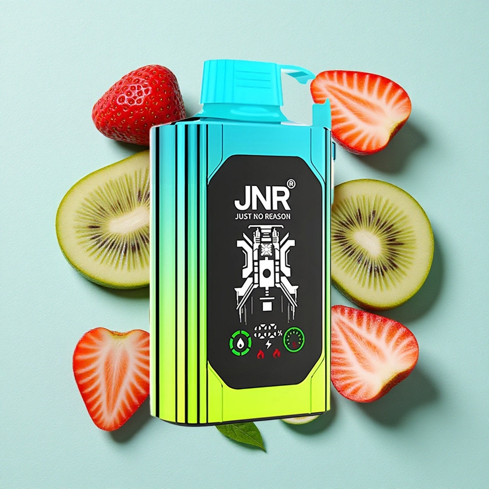JNR Shisha Hookah Box 20500 Puffs Morango Kiwi Tela HD Carga Rápida Type-C Brasil vape
