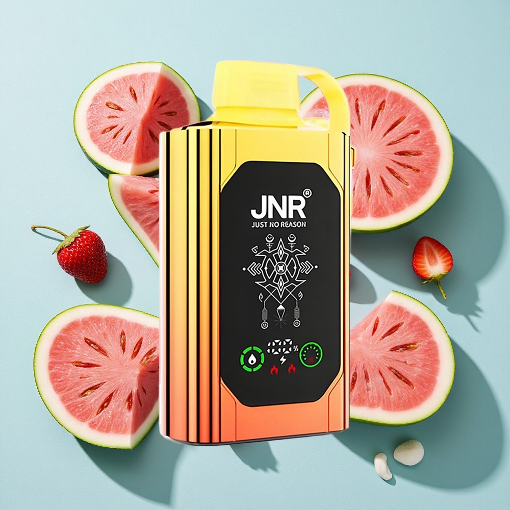 JNR Shisha Hookah Box 20500 Puffs Tela HD Dual Mesh Coil & Dual Core Melancia Morango Chiclete Brasil vape