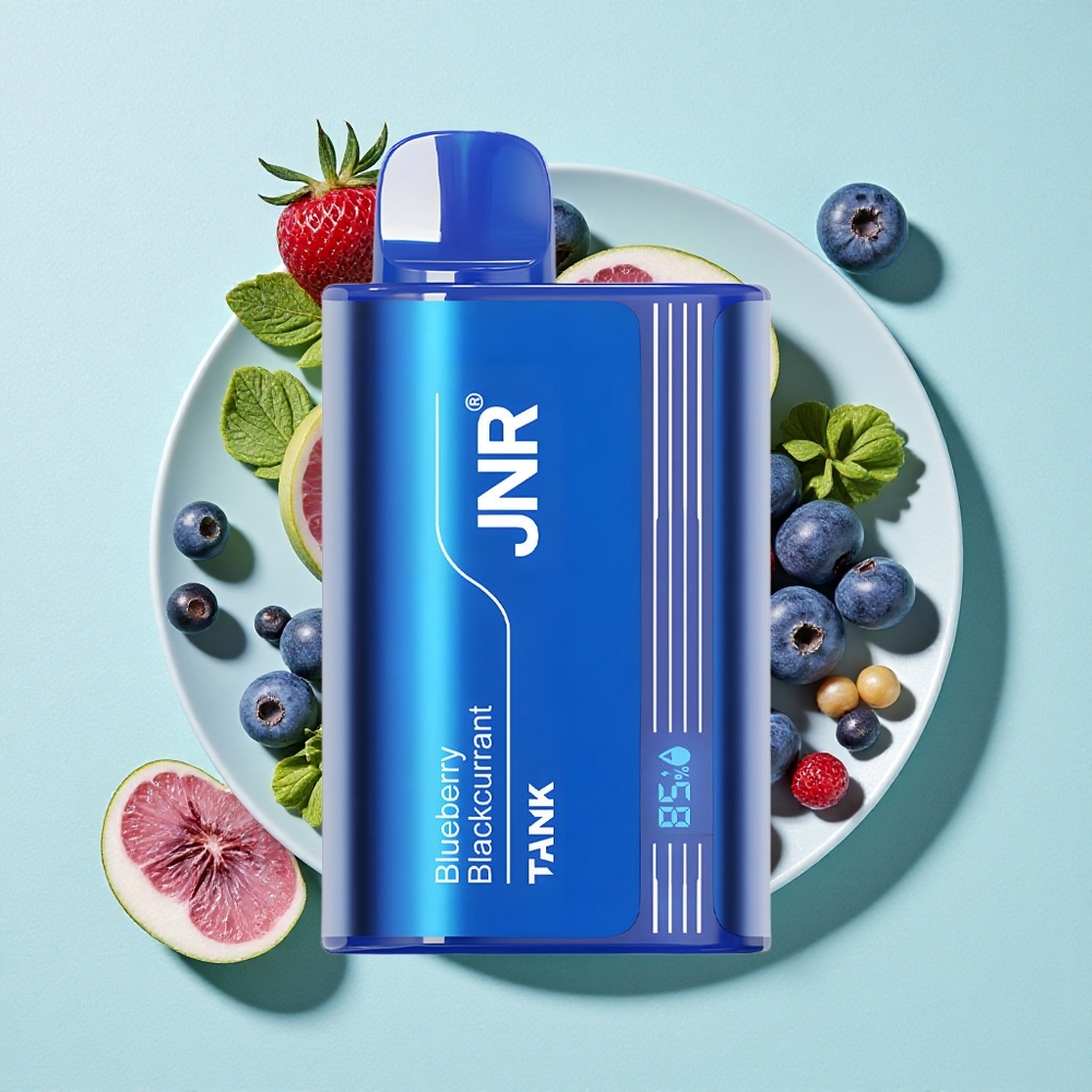 JNR Tank 10000 Puffs Mirtilo Cassis Bateria 650mAh Tipo-C Brasil vape