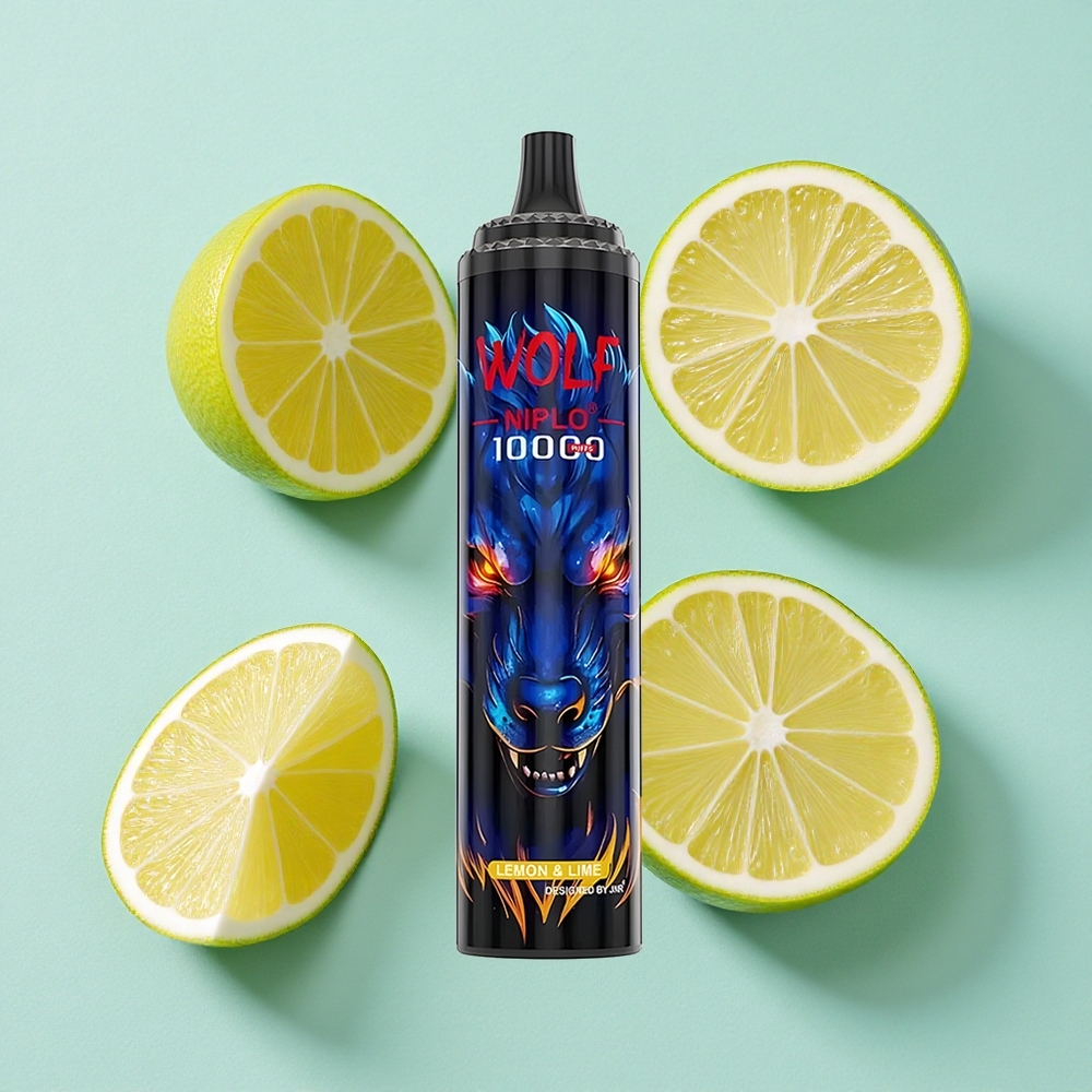 JNR Wolf Niplo 10000 Puffs Limão & Lima Capacidade da Bateria: 650mAh Capacidade do E-líquido: 20ml Brasil vape