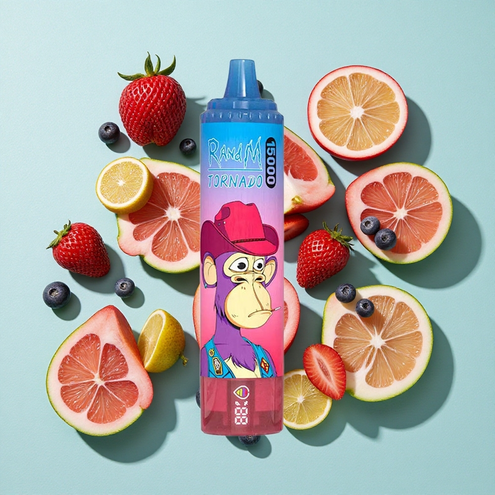 RandM Fumot Tornado 15000 Puffs 25ml Frutas Vermelhas Brasil vape