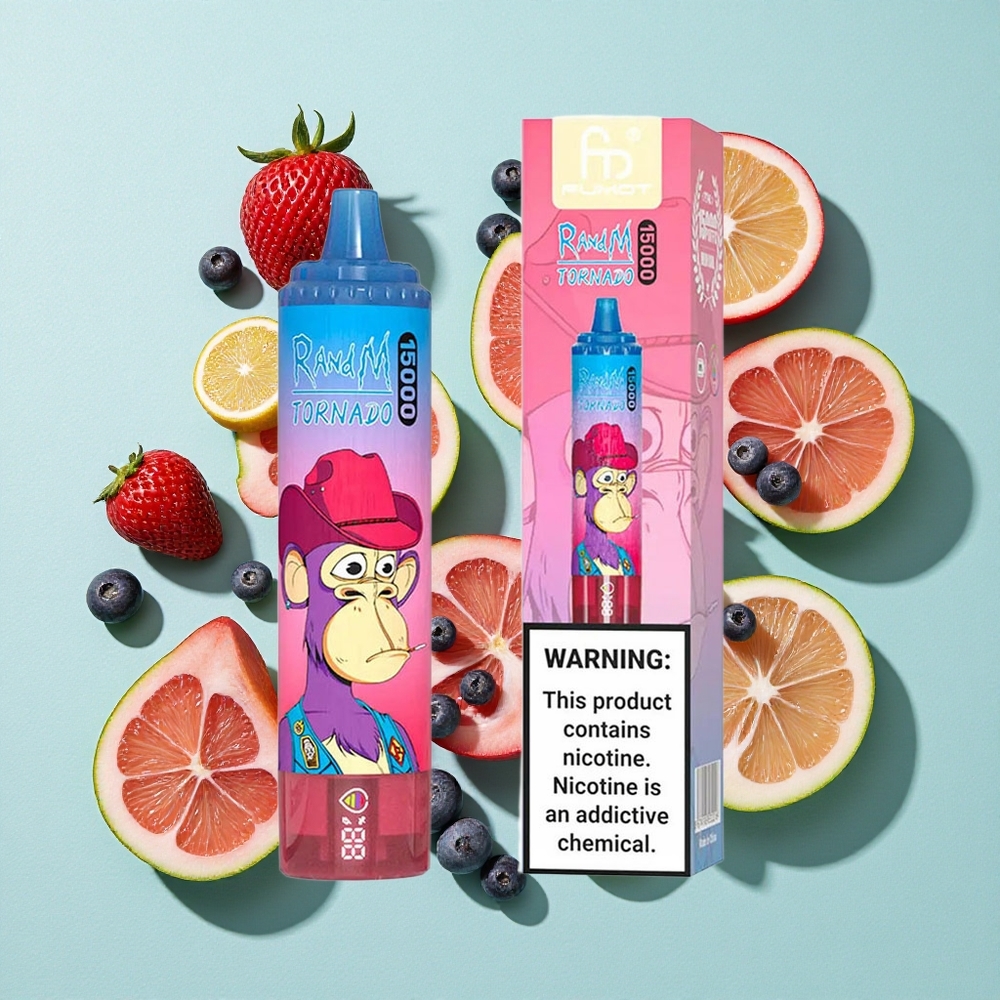 RandM Fumot Tornado 15000 Puffs 25ml Frutas Vermelhas Brasil vape
