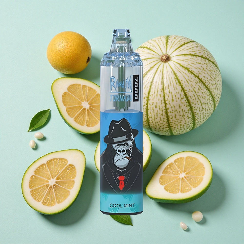 RandM Fumot Tornado 7000 Puffs Menta Fresca 14 ML E-líquido 850 MAH Bateria Brasil vape