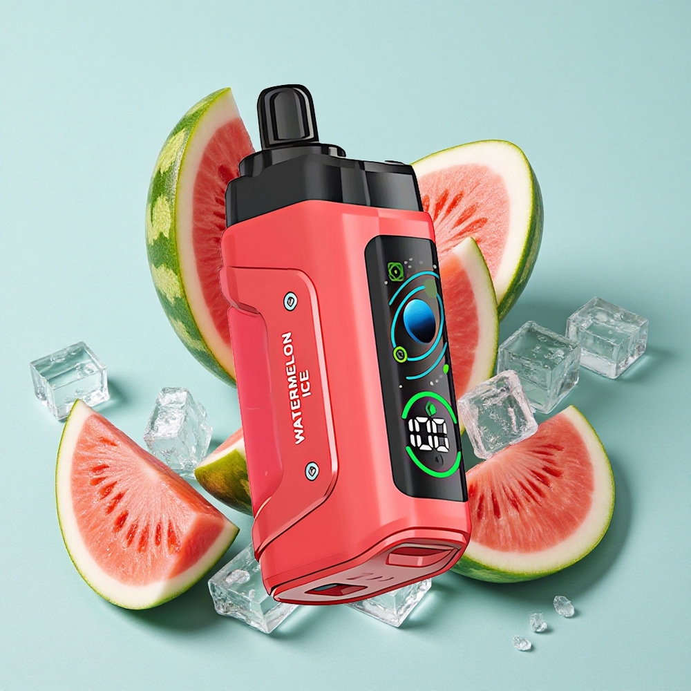 Razz Bar 45000 Puffs Melancia Gelo 1.0 Ohm Bobina Mesh Recarregável Tipo-C Brasil vape