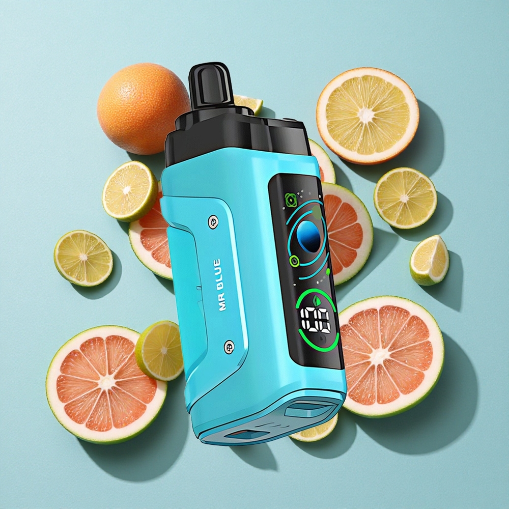 Razz Bar 45000 Puffs Mr Azul Coil 1.0 Ohm Tipo-C Recarregável Brasil vape