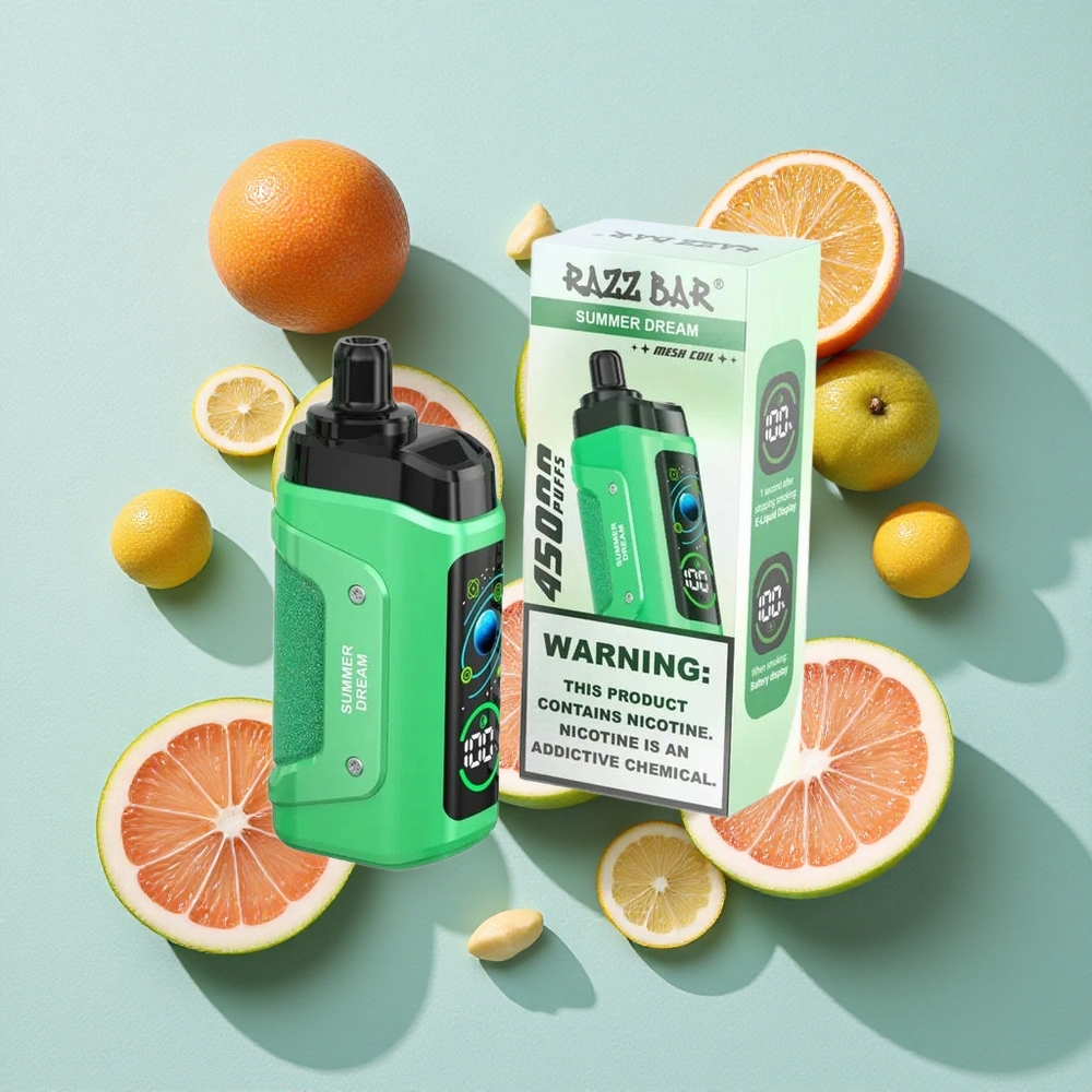 Razz Bar 45000 Puffs Sonho de Verão Resistência de Malha 1.0 Ohm Brasil vape