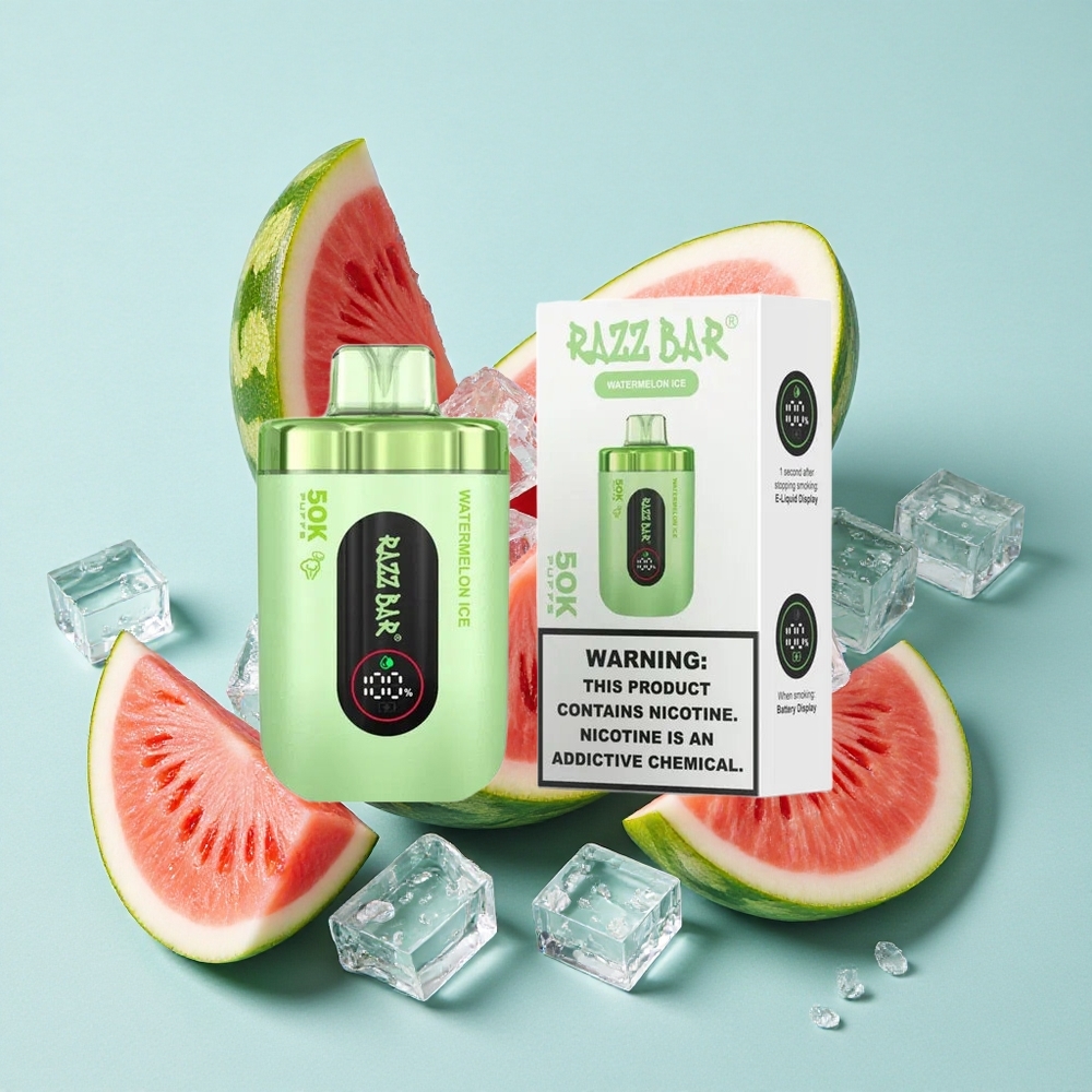Razz Bar 50K Puffs Melancia Gelo 650 Mah Brasil vape